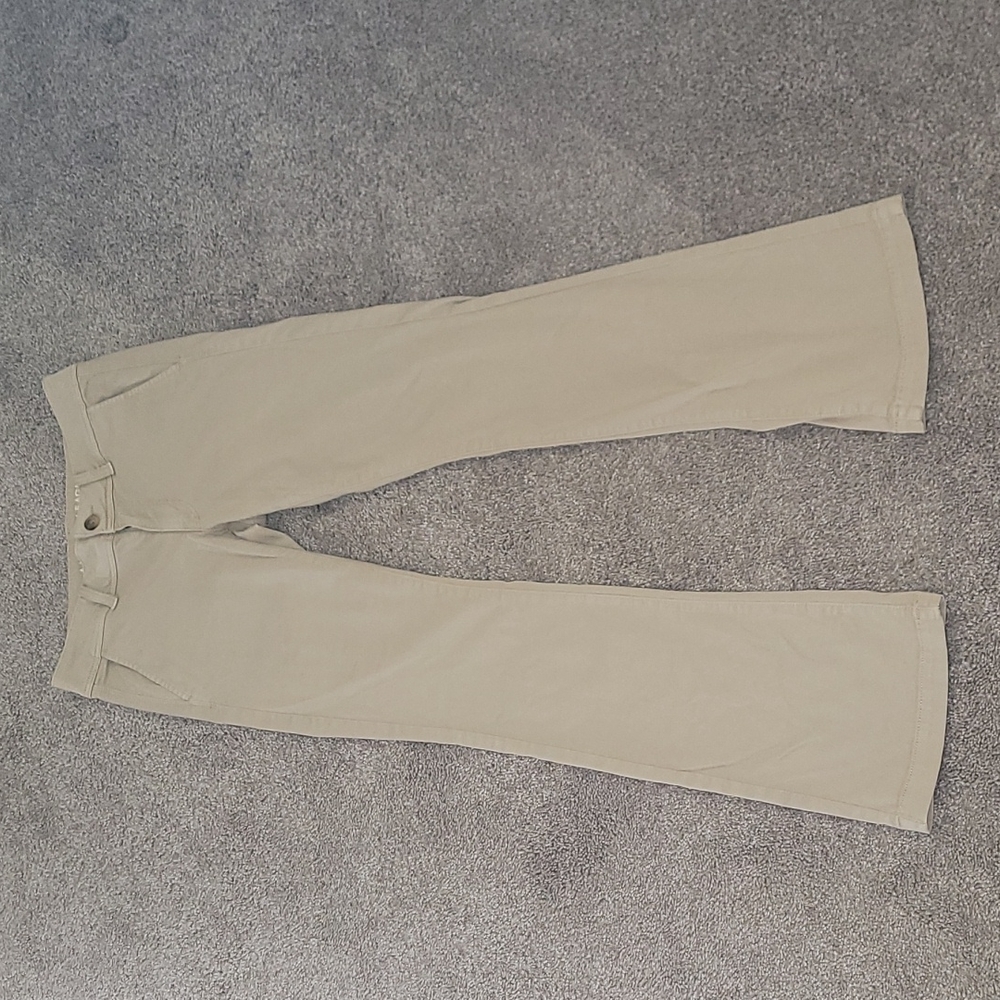 American Eagle khaki kick boot pants